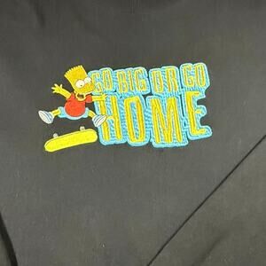 The Simpsons go big or go home long sleeve sweater